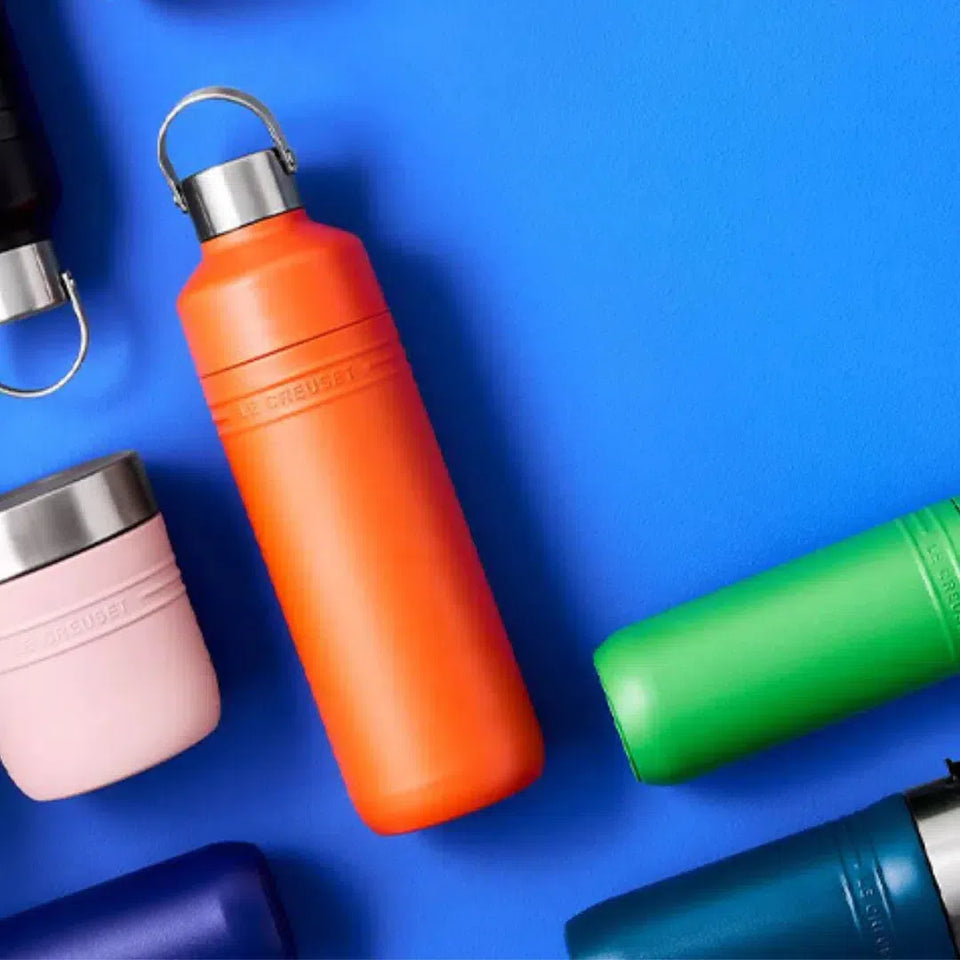 PRÉ-VENDA: Garrafa Térmica On The Go Laranja 500ml Le Creuset