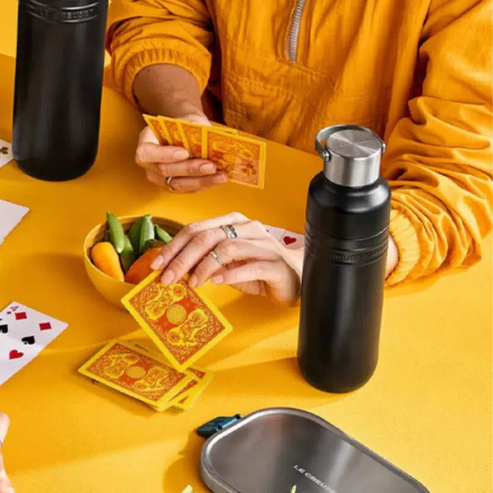 PRÉ-VENDA: Garrafa Térmica On The Go Matte Black 500ml Le Creuset