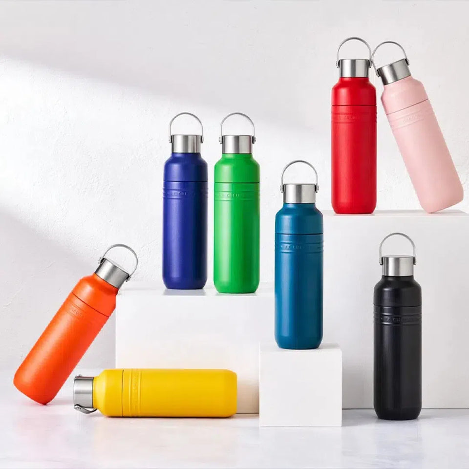 PRÉ-VENDA: Garrafa Térmica On The Go Vermelha 500ml Le Creuset