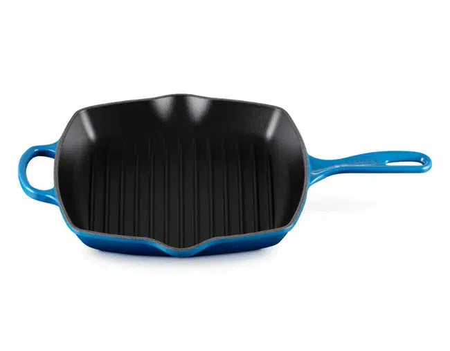 PRÉ-VENDA: Grelha Quadrada Signature Azure 26cm Le Creuset