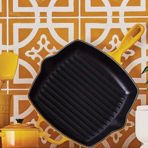 PRÉ-VENDA: Grelha Quadrada Signature Nectar 26cm Le Creuset