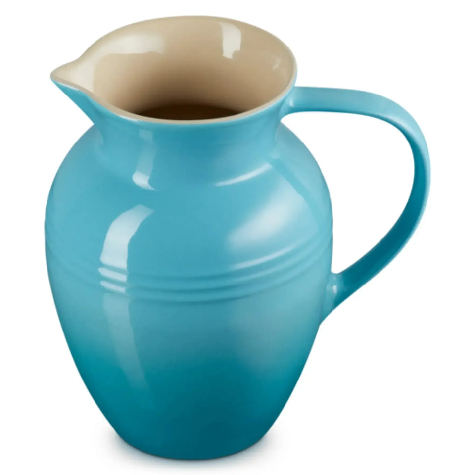 PRÉ-VENDA: Jarra Cerâmica Azul Caribe 2,2L Le Creuset