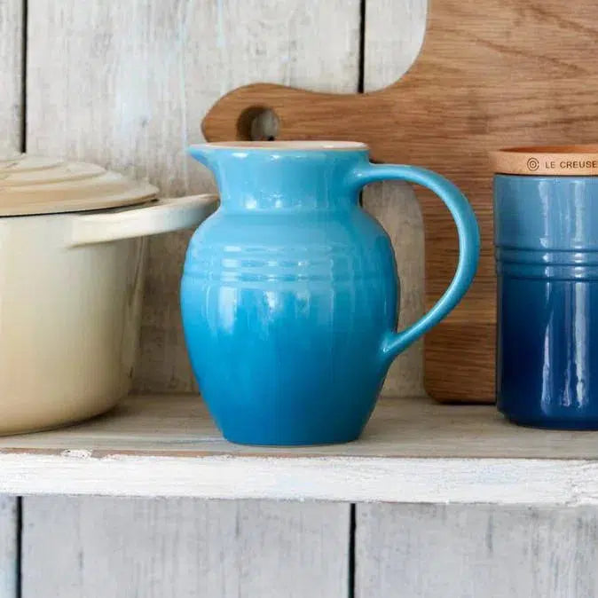 PRÉ-VENDA: Jarra Cerâmica Azul Caribe 600ml Le Creuset
