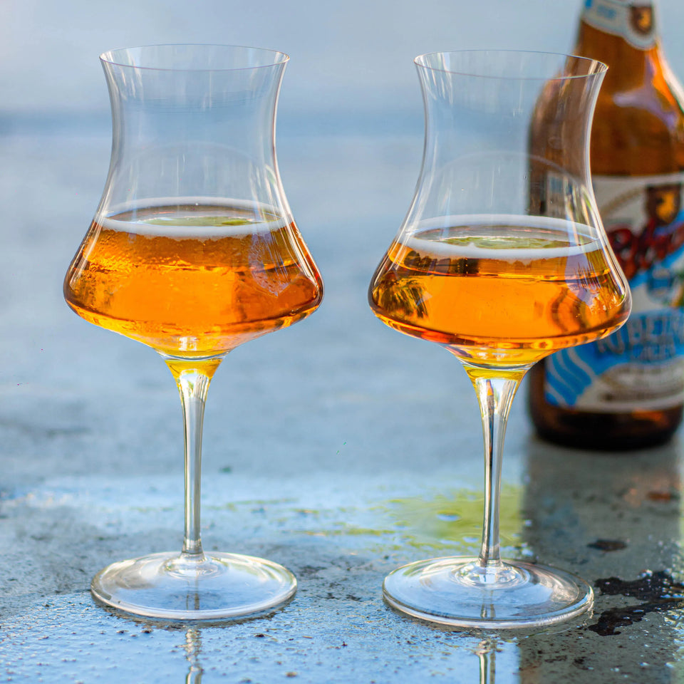 PRÉ-VENDA: Jogo 2 Taças Mozart em Puro Cristal para Cerveja Bräuer 380ml