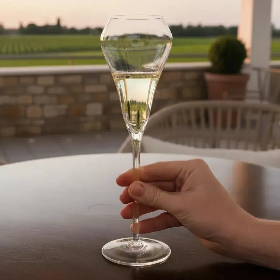 PRÉ-VENDA: Jogo 2 Taças Mozart em Puro Cristal para Espumante Belle Epoque 210ml