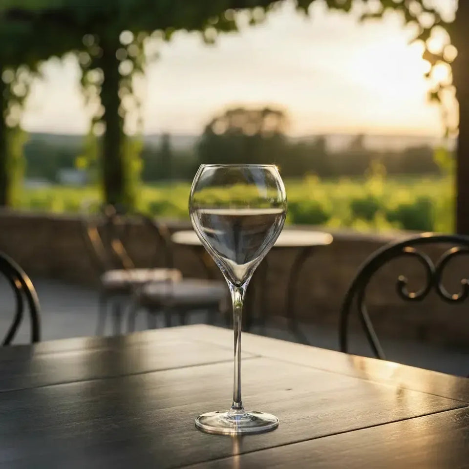 PRÉ-VENDA: Jogo 2 Taças Mozart em Puro Cristal para Vinho Branco Blumenau 320ml