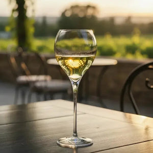 PRÉ-VENDA: Jogo 2 Taças Mozart em Puro Cristal para Vinho Branco Blumenau 320ml