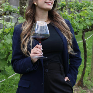 PRÉ-VENDA: Jogo 2 Taças Mozart em Puro Cristal para Vinho Tinto Vale dos Vinhedos Expert 890ml