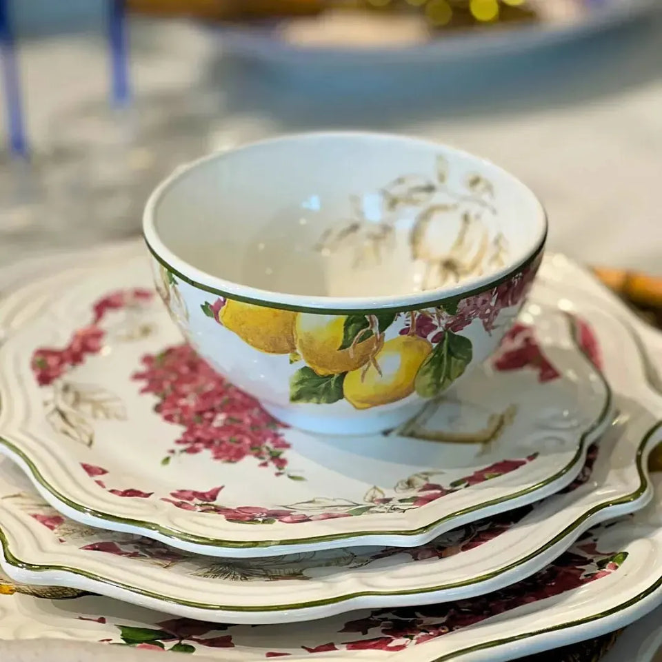 PRÉ-VENDA: Jogo 6 Bowls Cerâmica Imperial 400ml Scalla