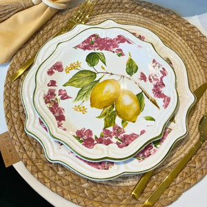 PRÉ-VENDA: Jogo 6 Pratos de Sobremesa Cerâmica Imperial 22cm Scalla