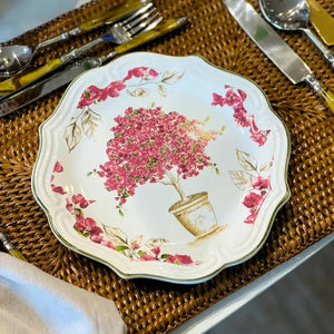 PRÉ-VENDA: Jogo 6 Pratos de Sobremesa Cerâmica Imperial 22cm Scalla