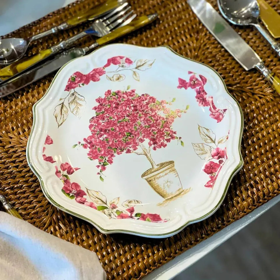 PRÉ-VENDA: Jogo 6 Pratos de Sobremesa Cerâmica Imperial 22cm Scalla