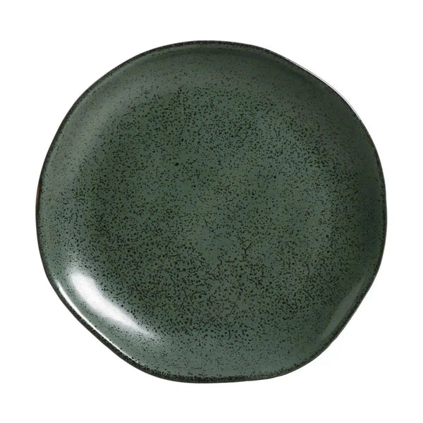 PRÉ-VENDA: Jogo 6 Pratos de Sobremesa Stoneware Orgânico Arauco/Greenery 19,5cm Porto Brasil