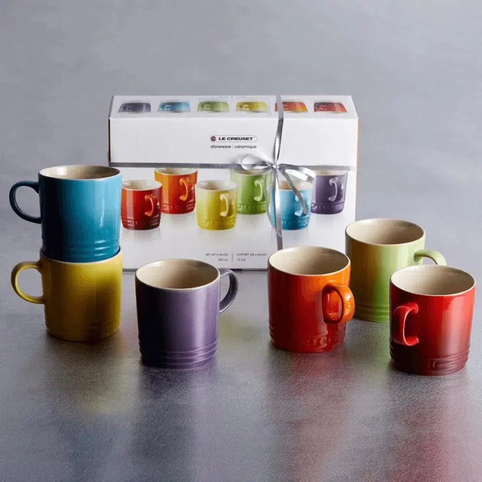 PRÉ-VENDA: Kit com 6 Canecas 100ml Gift Collection Le Creuset