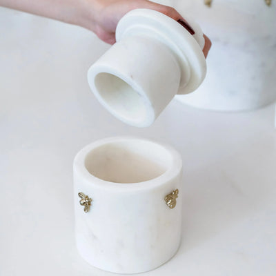 PRÉ-VENDA: Manteigueira Francesa Mármore Laguiole Bee