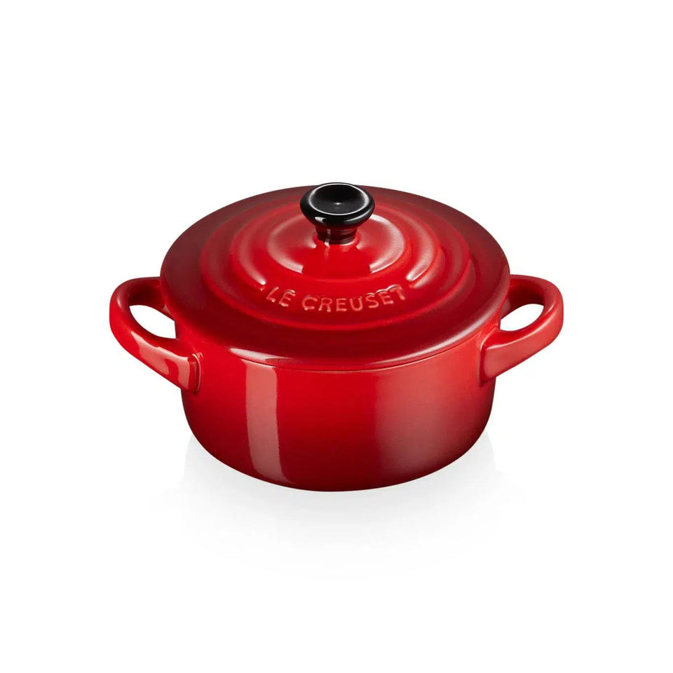 PRÉ-VENDA: Mini Cocotte Cerâmica Vermelha 250ml 10cm Le Creuset