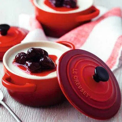 PRÉ-VENDA: Mini Cocotte Cerâmica Vermelha 250ml 10cm Le Creuset