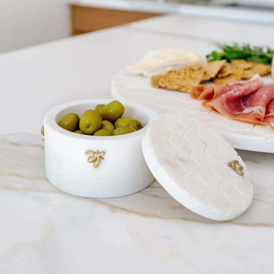 PRÉ-VENDA: Mini Pote com tampa Mármore Laguiole Bee