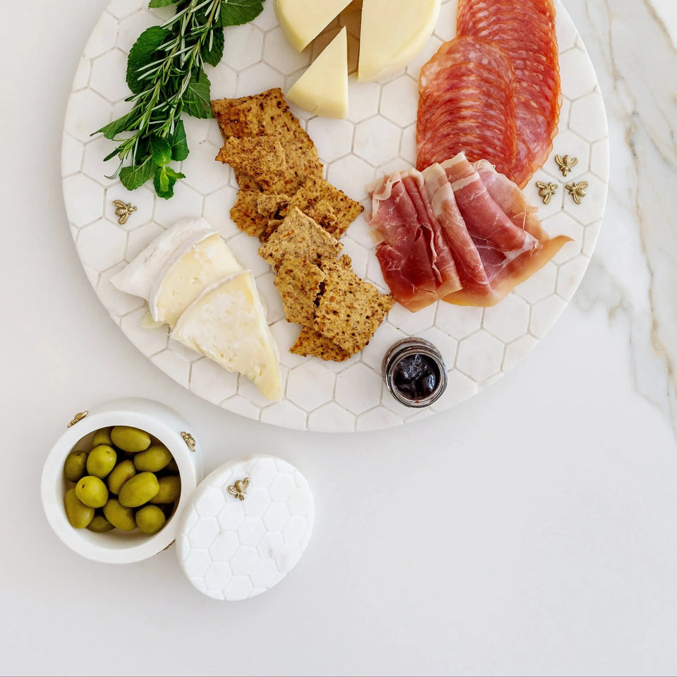 PRÉ-VENDA: Mini Pote com tampa Mármore Laguiole Bee