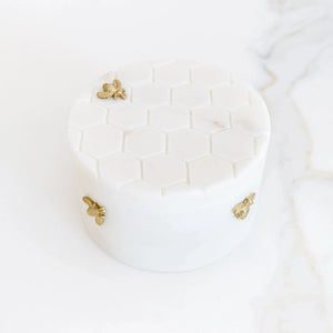 PRÉ-VENDA: Mini Pote com tampa Mármore Laguiole Bee