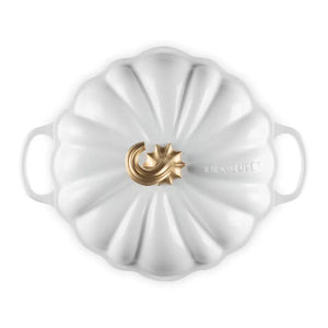 PRÉ-VENDA: Panela Abóbora Le Creuset Halloween Signature Branco 3,7L 24cm