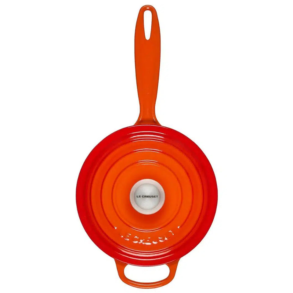 PRÉ-VENDA: Panela Le Creuset Molheira Signature Laranja 1,8L 18cm