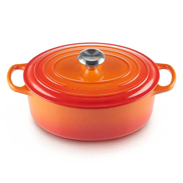 PRÉ-VENDA: Panela Le Creuset Oval Signature Laranja 6,3L 31cm