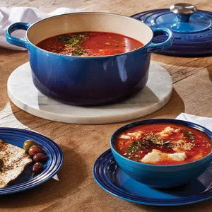 PRÉ-VENDA: Panela Le Creuset Redonda Signature Azure 5,3L 26cm