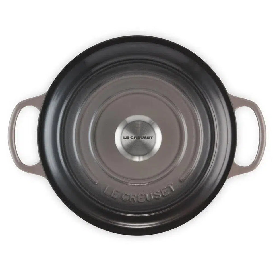 PRÉ-VENDA: Panela Le Creuset Redonda Signature Flint 4,2L 24cm