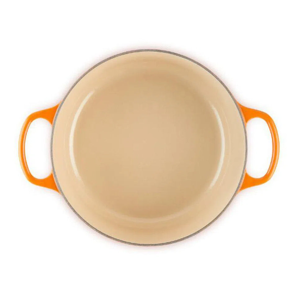 PRÉ-VENDA: Panela Le Creuset Redonda Signature Laranja 2,4L 20cm