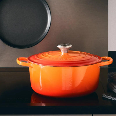 PRÉ-VENDA: Panela Le Creuset Redonda Signature Laranja 5,3L 26cm