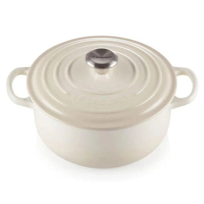 PRÉ-VENDA: Panela Le Creuset Redonda Signature Meringue 2,4L 20cm