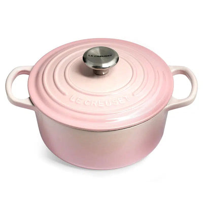 PRÉ-VENDA: Panela Le Creuset Redonda Signature Shell Pink 2,4L 20cm