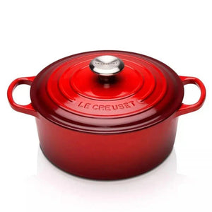 PRÉ-VENDA: Panela Le Creuset Redonda Signature Vermelha 12L 34cm