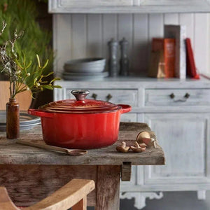 PRÉ-VENDA: Panela Le Creuset Redonda Signature Vermelha 12L 34cm