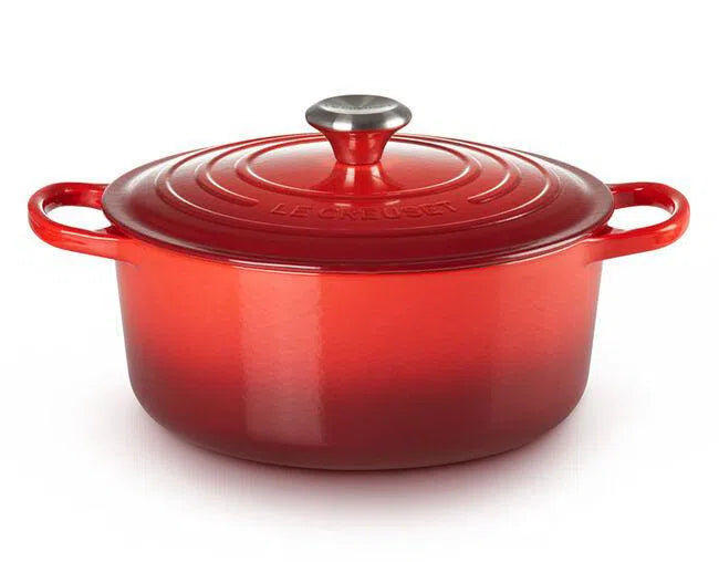 PRÉ-VENDA: Panela Le Creuset Redonda Signature Vermelha 1,3L 16cm