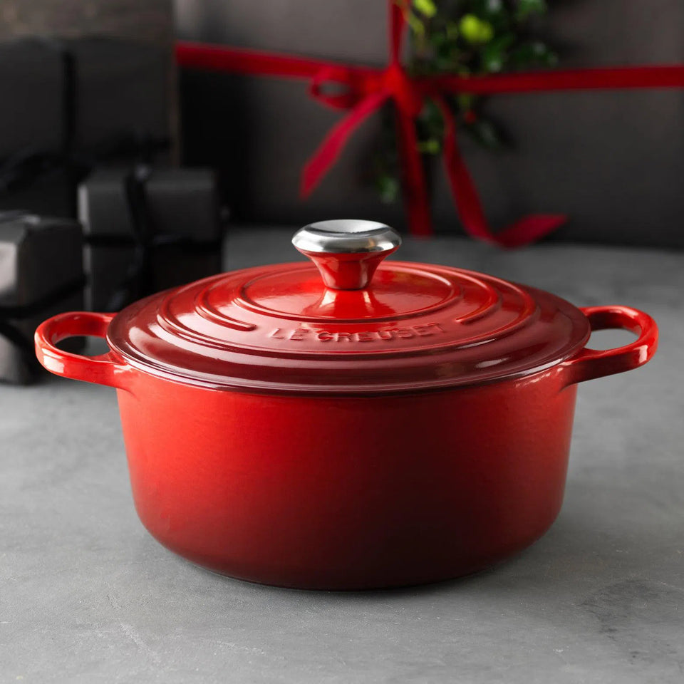 PRÉ-VENDA: Panela Le Creuset Redonda Signature Vermelha 2,4L 20cm