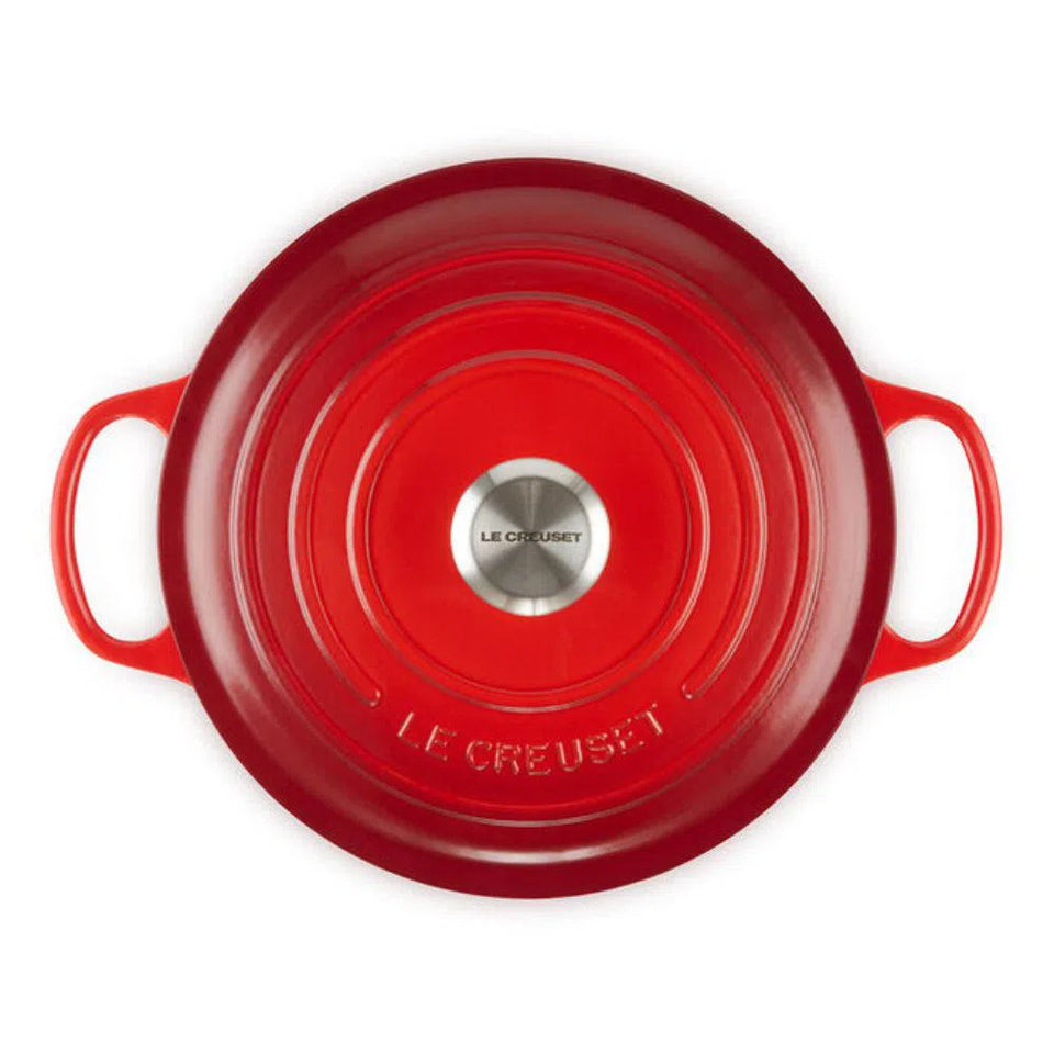 PRÉ-VENDA: Panela Le Creuset Redonda Signature Vermelha 2,4L 20cm