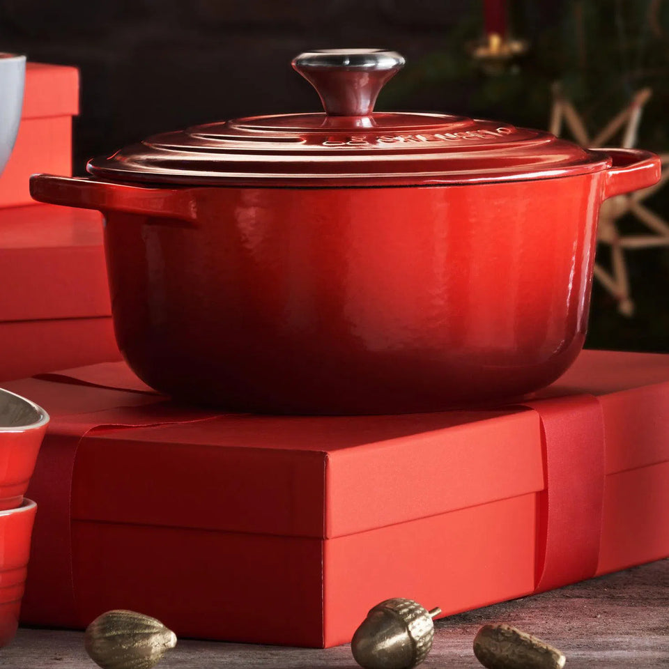 PRÉ-VENDA: Panela Le Creuset Redonda Signature Vermelha 2,4L 20cm