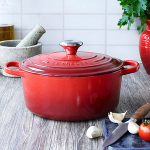 PRÉ-VENDA: Panela Le Creuset Redonda Signature Vermelha 2,4L 20cm