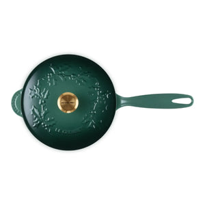 PRÉ-VENDA: Panela Le Creuset Sautese Artichaut com Pegador Dourado 21cm 2L Holly Collection
