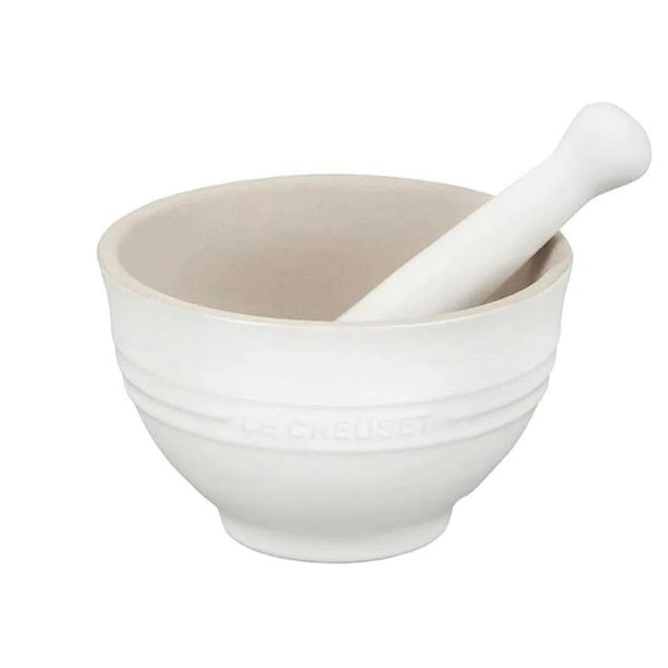 PRÉ-VENDA: Pilão Com Macerador 300ml Branco Le Creuset