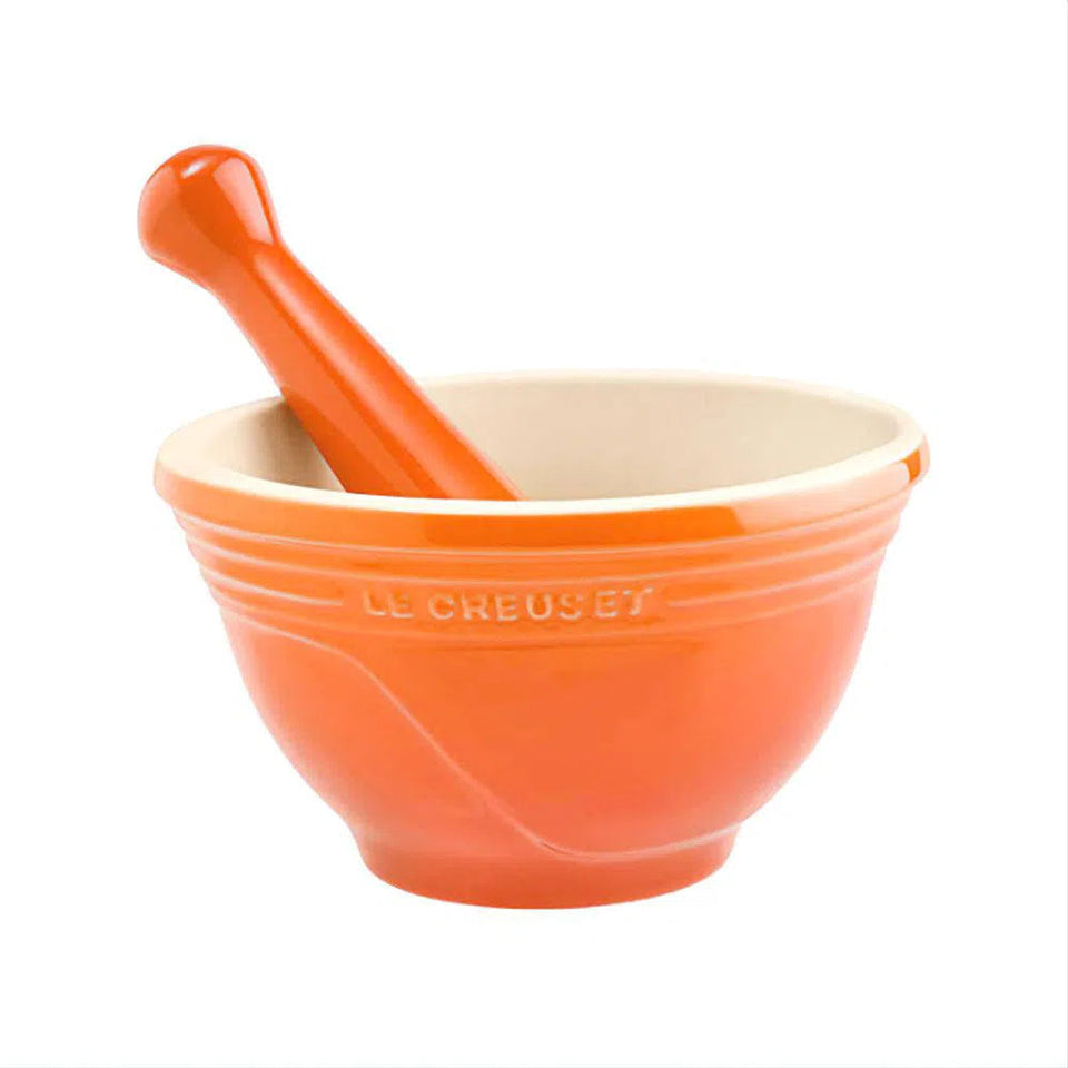 PRÉ-VENDA: Pilão Com Macerador 300ml Laranja Le Creuset