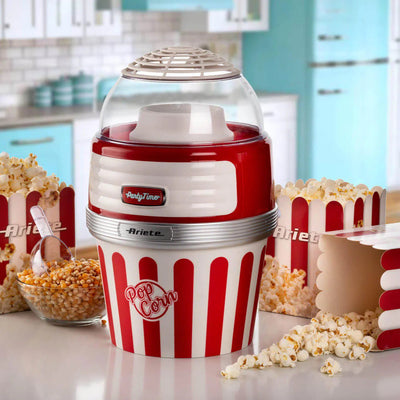 PRÉ-VENDA: Pipoqueira Retrô Party Time Vermelha Grande 220V 1100W Ariete