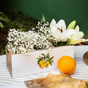 PRÉ-VENDA: Porta Condimento Alça Madeira Toscana Bahali 31x11,5x19cm