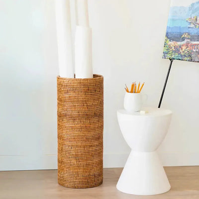 PRÉ-VENDA: Porta Guarda-Chuvas em Rattan Bahali 24x54cm