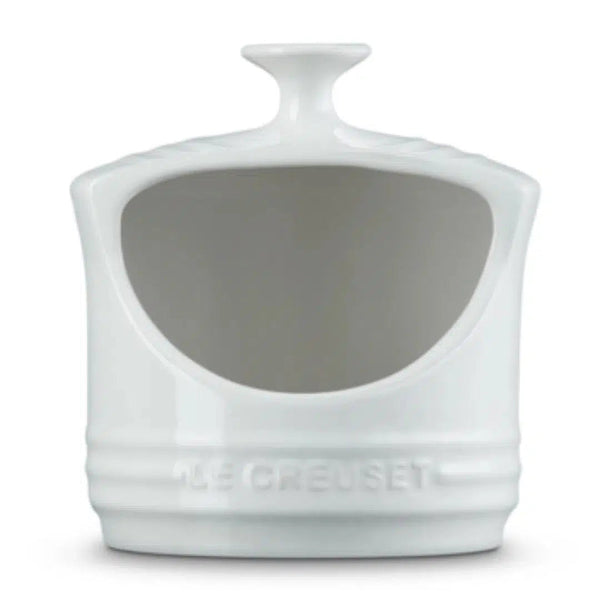 PRÉ-VENDA: Porta Sal Cerâmica Branco Le Creuset