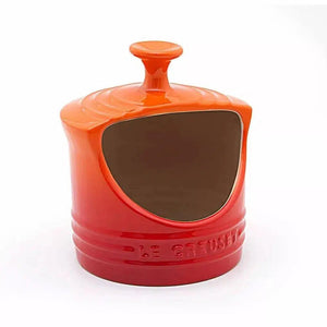 PRÉ-VENDA: Porta Sal Cerâmica Laranja Le Creuset