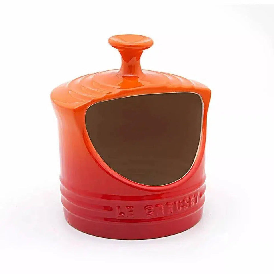 PRÉ-VENDA: Porta Sal Cerâmica Laranja Le Creuset