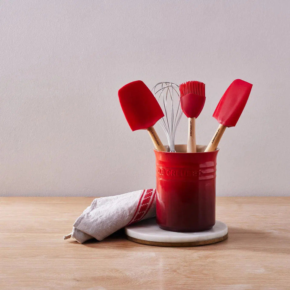 PRÉ-VENDA: Porta Utensílios Cerâmica Clássico Vermelho 1,1L Le Creuset